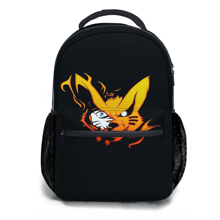 Naruto Eternal Mangekyou Sharingan Kurama Nine Tail School Backpacks