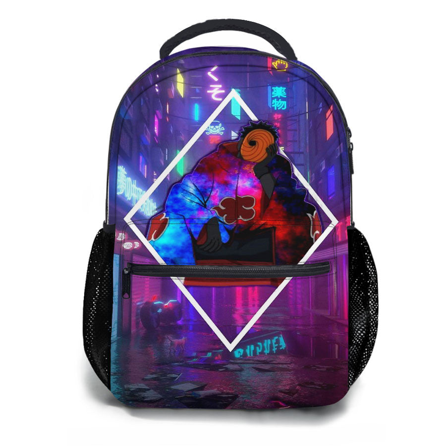 Toby Naruto Tokyo At Night School Backpacks