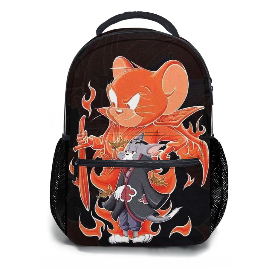 Tom And Jerry X Naruto School Backpacks