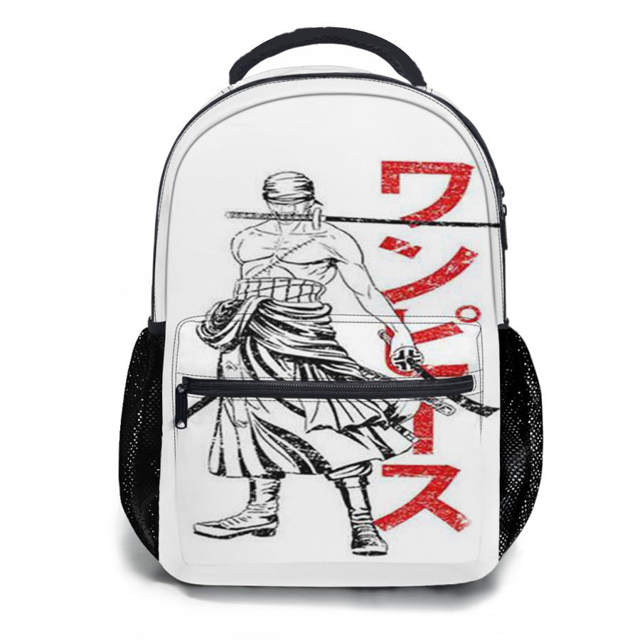 Zoro Pirate Hunter One Piece Anime School Backpacks