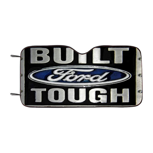 Built Ford Tough Diesel Car Auto Sun Shade Windshield Cover
