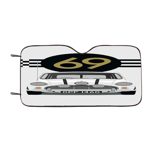 Mini Cooper White 69 Car Auto Sun Shade Windshield Cover