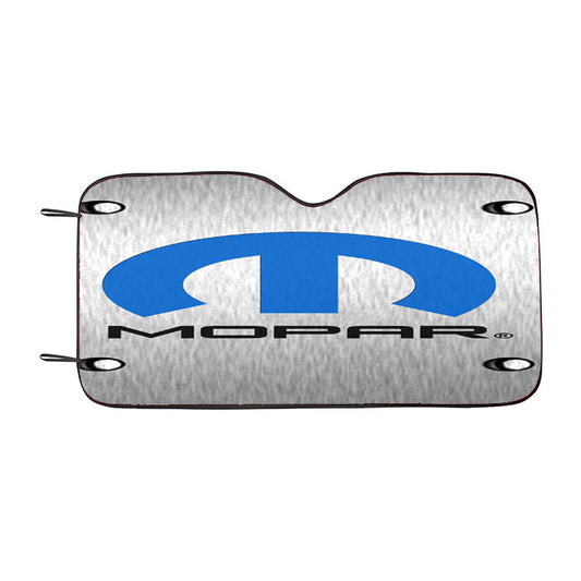 Mopar Black Logo Car Auto Sun Shade Windshield Cover
