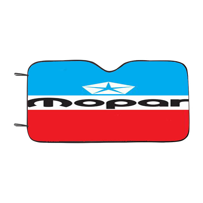 Mopar Black Logo 44 Car Auto Sun Shade Windshield Cover