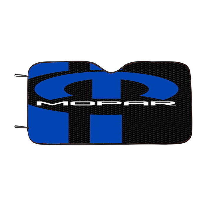 Mopar Carbon Logo Car Auto Sun Shade Windshield Cover