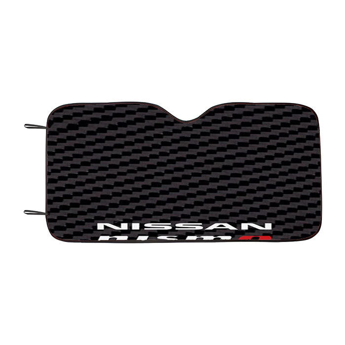 Nissan Nismo Jdm Style Carbon Fiber Car Auto Sun Shade Windshield Cover