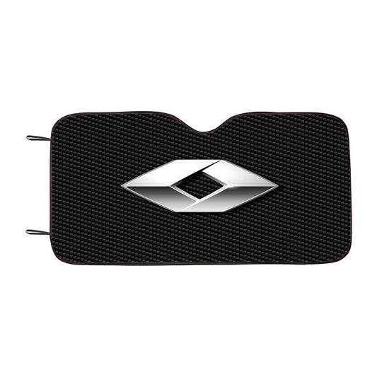 Renault Carbon Fiber Car Auto Sun Shade Windshield Cover