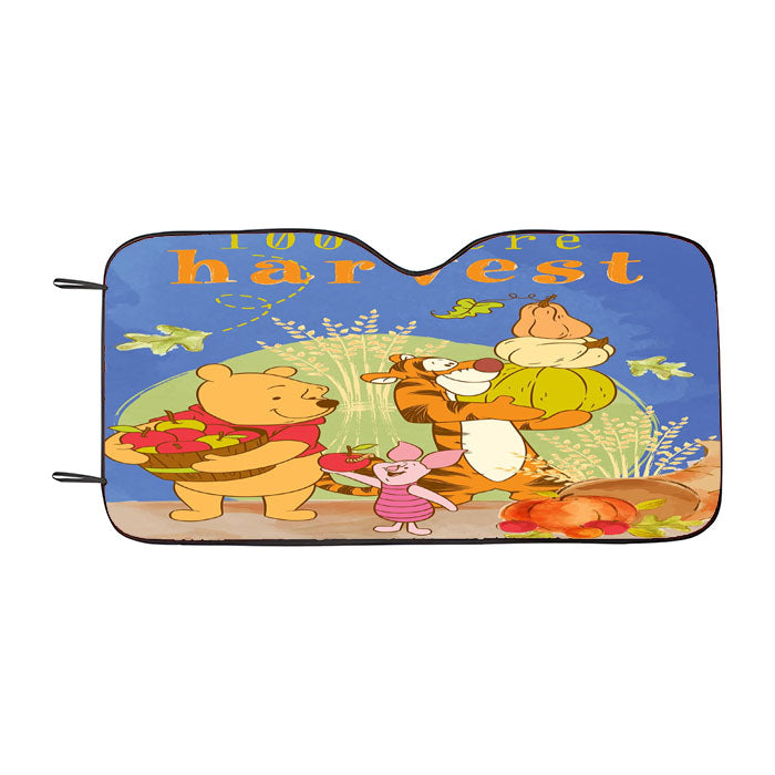 100 Acre Harvest Pooh Car Auto Sun Shade Windshield Cover