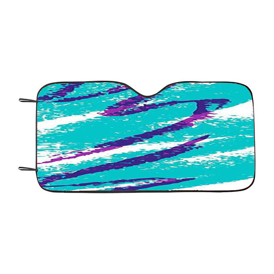 90'S Cup Jazz Pattern Car Auto Sun Shade Windshield Cover