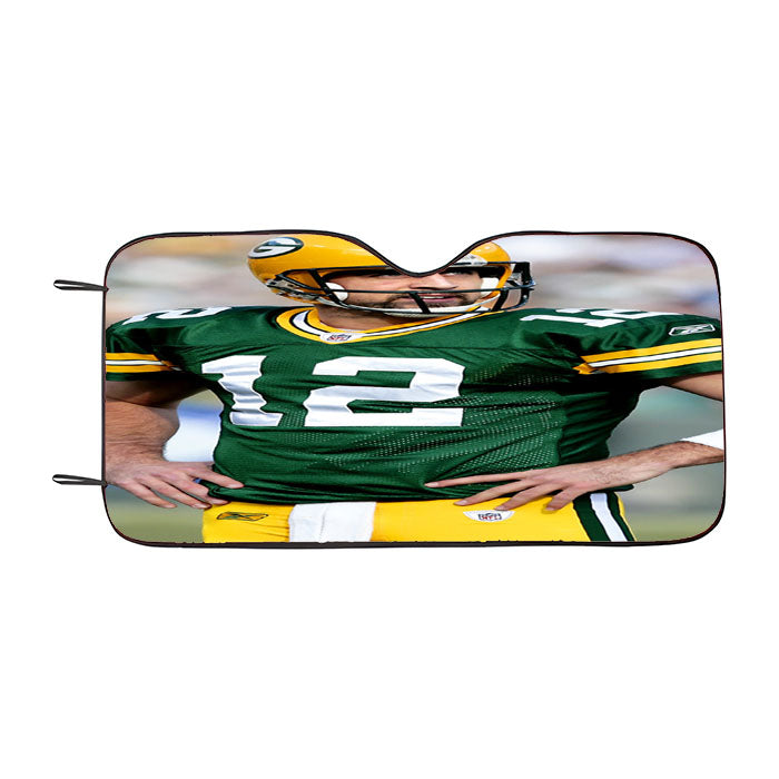 Aaron Rodgers Car Auto Sun Shade Windshield Cover