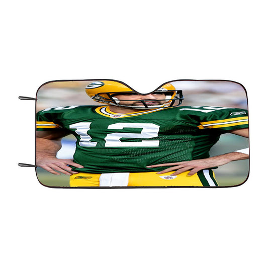 Aaron Rodgers Car Auto Sun Shade Windshield Cover
