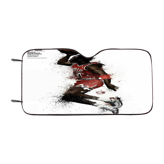 Adc Hem Buls Jordan Car Auto Sun Shade Windshield Cover