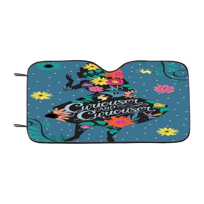 Alice In Wonderland Curiouser Car Auto Sun Shade Windshield Cover