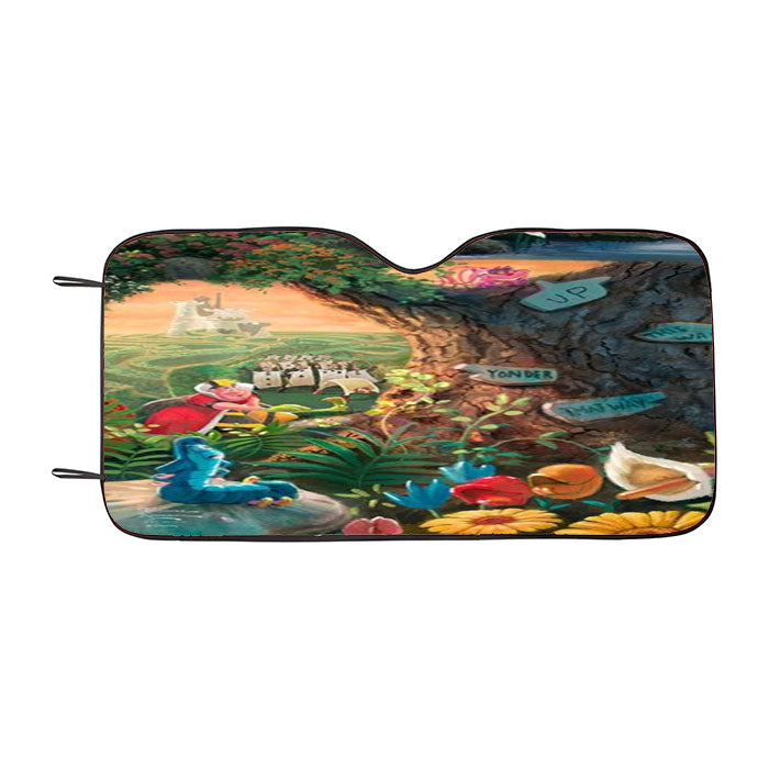 Alice In Wonderland Queen Of Hearts Car Auto Sun Shade Windshield Cover