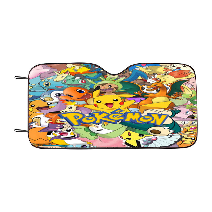 All Pokemon Car Auto Sun Shade Windshield Cover