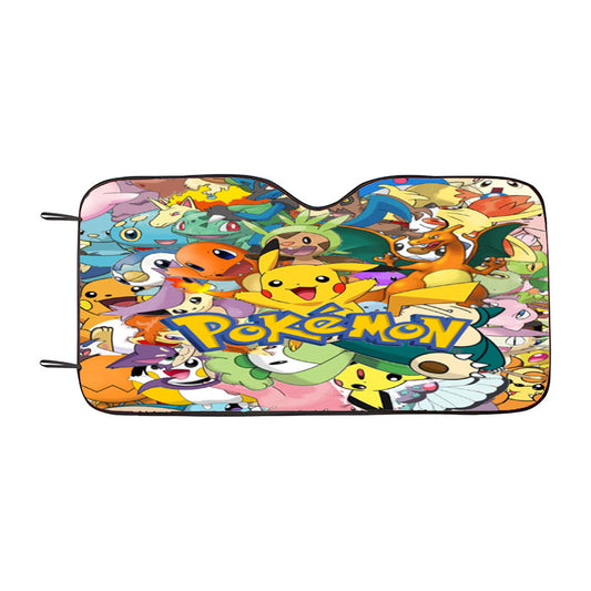 All Pokemon Car Auto Sun Shade Windshield Cover