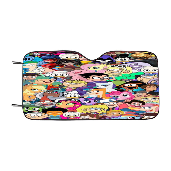 All The Best Cartoon Network  Car Auto Sun Shade Windshield Cover