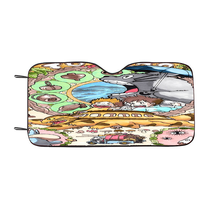 Anime My Neighbor Totoro Car Auto Sun Shade Windshield Cover