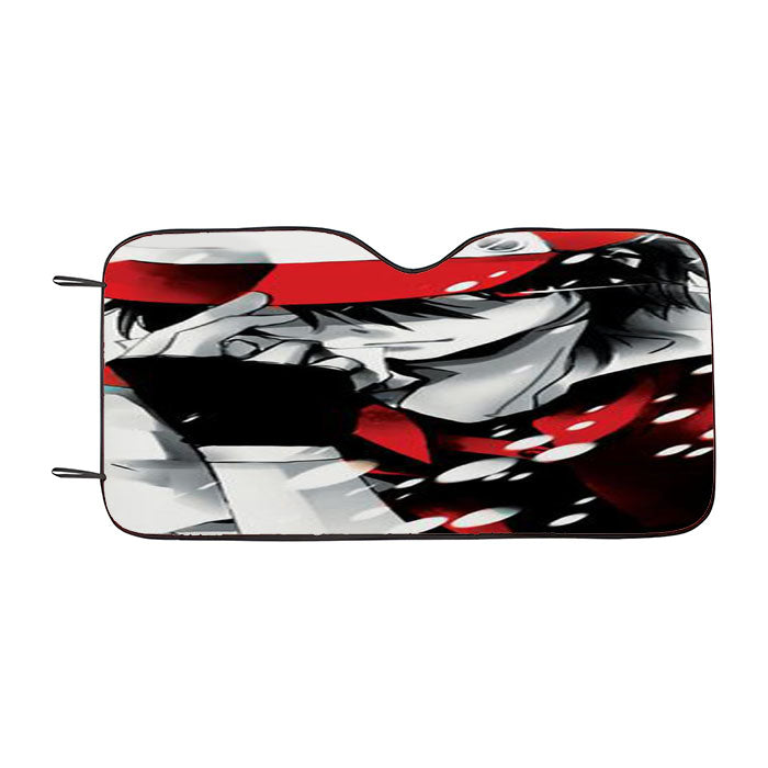 Anime Pokemon Trainer Red Car Auto Sun Shade Windshield Cover