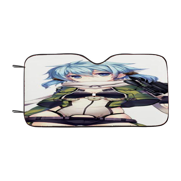Anime Sword Art Online Ii Sinon Car Auto Sun Shade Windshield Cover
