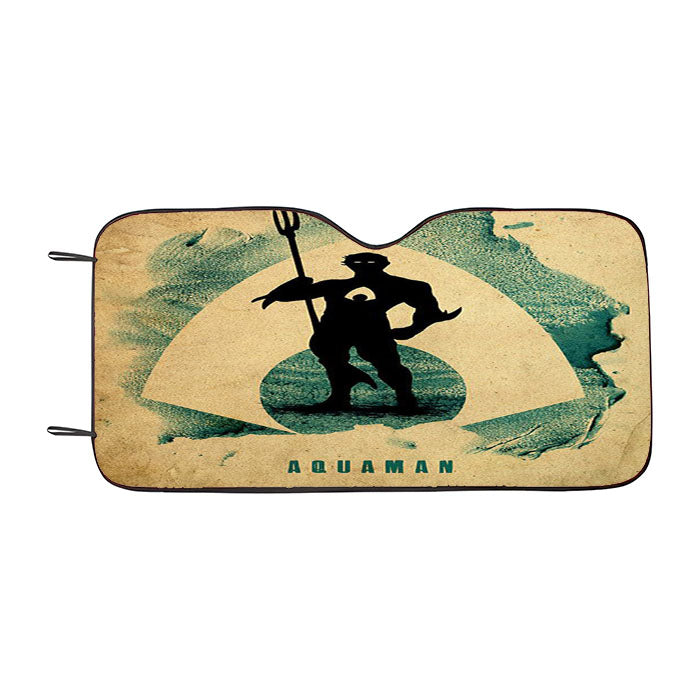 Aquaman Superheroes Marvel Car Auto Sun Shade Windshield Cover