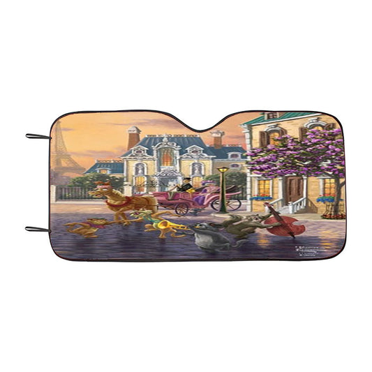 Aristocats Car Auto Sun Shade Windshield Cover