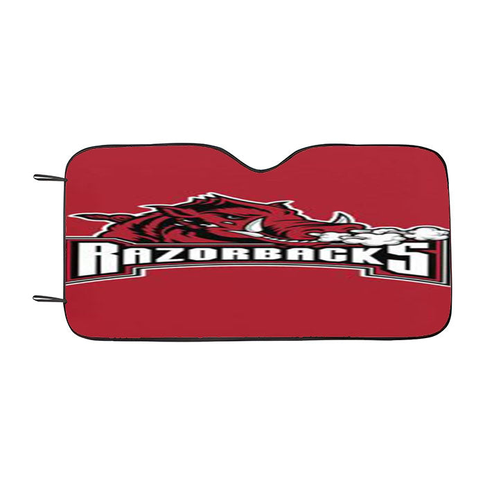 Arkansas Razorbacks Car Auto Sun Shade Windshield Cover