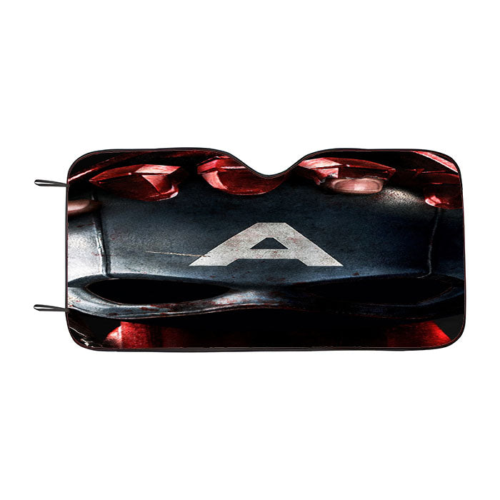 Avengers Captain America And Iron Man Car Auto Sun Shade Windshield Cover