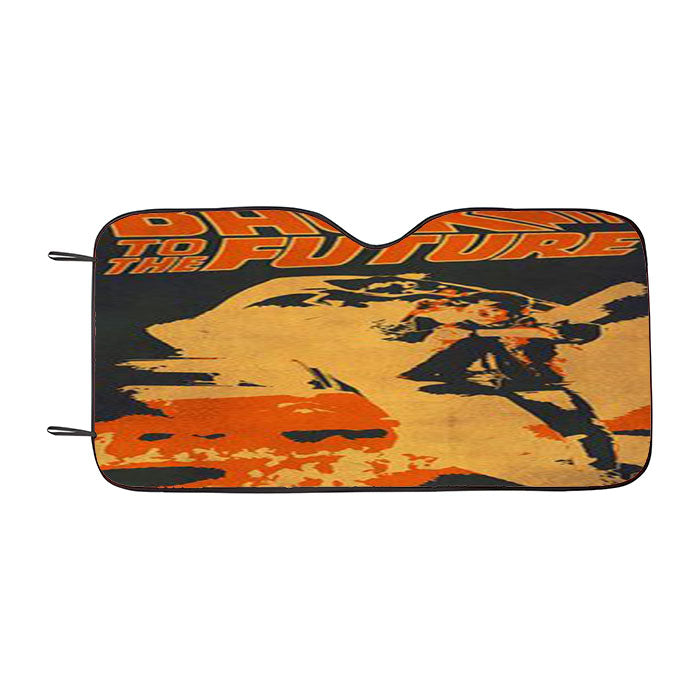 Back To The Future Items 3 Car Auto Sun Shade Windshield Cover