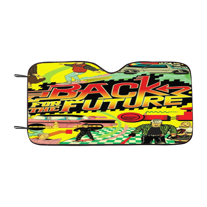 Back To The Future Old Poster Car Auto Sun Shade Windshield Cover