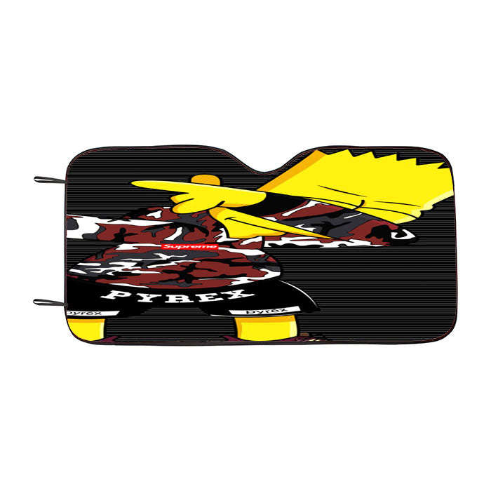 Bart Simpson Dab Supreme Car Auto Sun Shade Windshield Cover