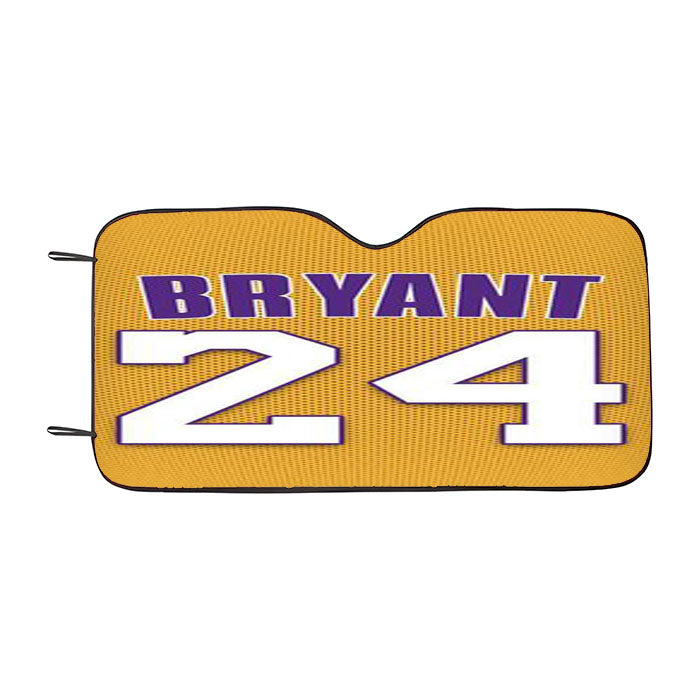 Basketball Kobe Bryant Jersey Number Car Auto Sun Shade Windshield Cover
