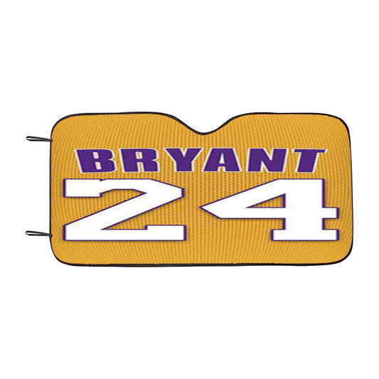 Basketball Kobe Bryant Jersey Number Car Auto Sun Shade Windshield Cover