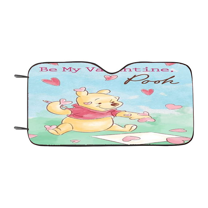 Be My Valentine, Pooh Car Auto Sun Shade Windshield Cover