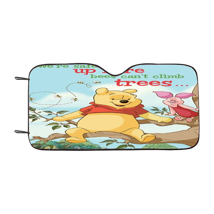 Bees In The Trees Pooh And Piglet Car Auto Sun Shade Windshield Cover