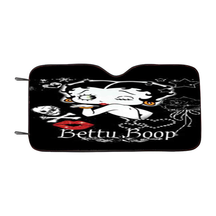 Betty Boop Lov Kiss Car Auto Sun Shade Windshield Cover