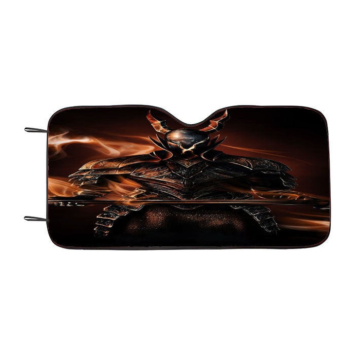 Black Knight Dark Soul Car Auto Sun Shade Windshield Cover