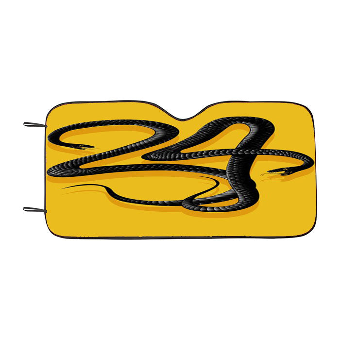Black Mamba Kobe Bryant Logo Snake Car Auto Sun Shade Windshield Cover