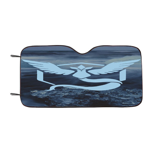 Blue Mystic Logo Pokemon Car Auto Sun Shade Windshield Cover
