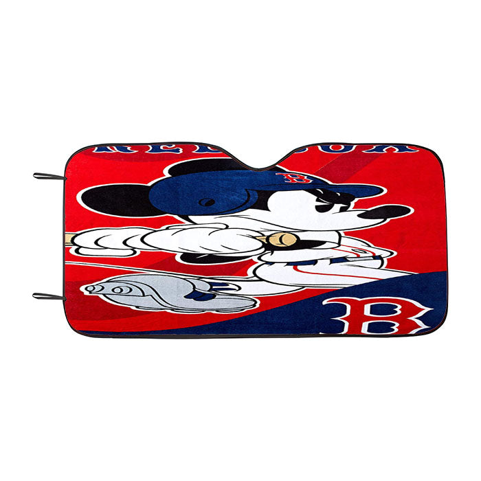 Boston Red Sox Disney Mickey Mouse Car Auto Sun Shade Windshield Cover