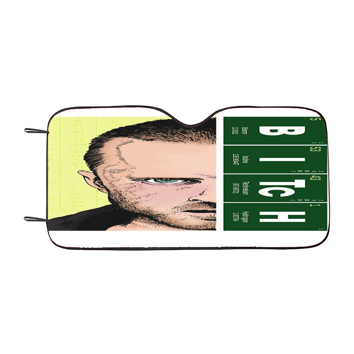Breaking Bad Biatch Pinkman Cover Car Auto Sun Shade Windshield Cover