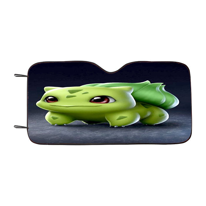 Bulbasaur Pokemon Grass Car Auto Sun Shade Windshield Cover