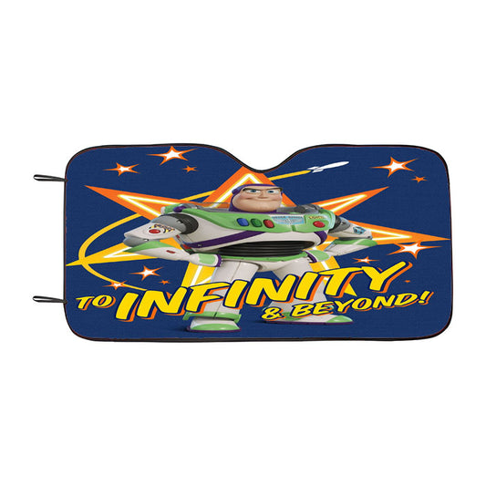 Buzz Lightyear Infinity & Beyond Car Auto Sun Shade Windshield Cover