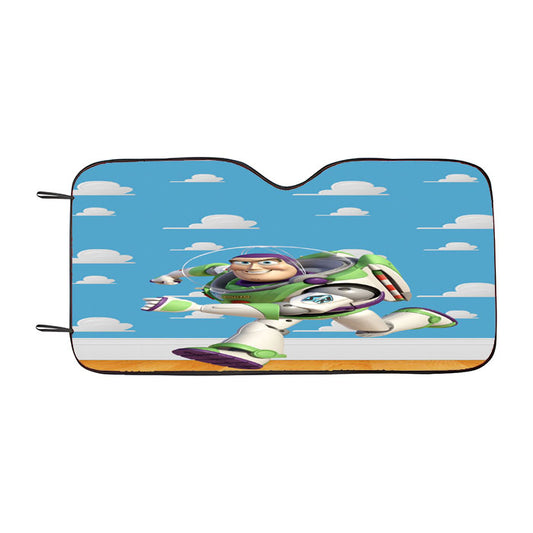 Buzz Lightyear Toy Story  Car Auto Sun Shade Windshield Cover