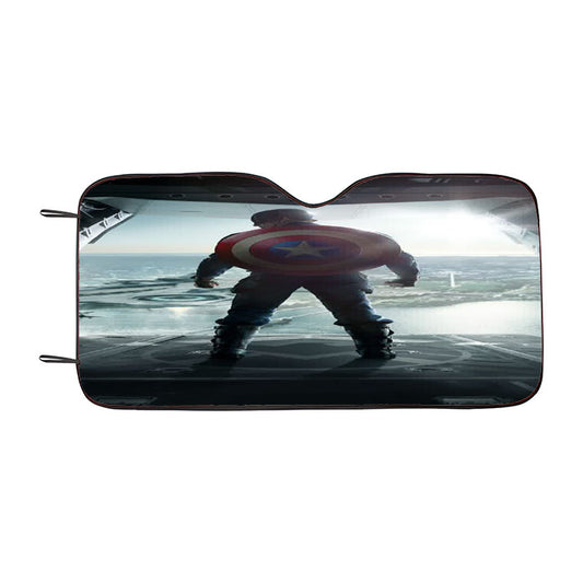 Captain America 2 Car Auto Sun Shade Windshield Cover