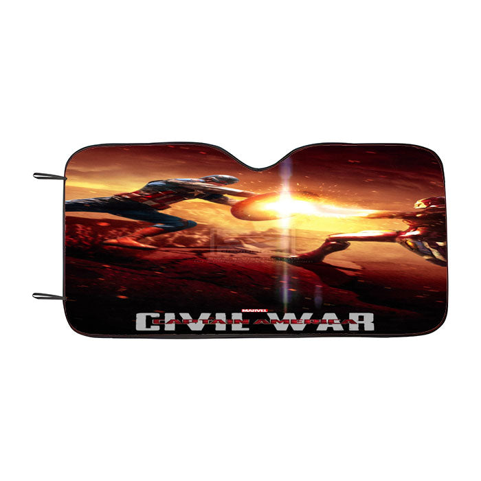 Captain America Civil War Car Auto Sun Shade Windshield Cover