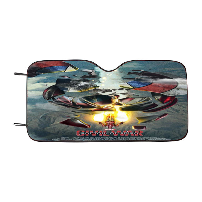 Captain America Civil War Marvel Car Auto Sun Shade Windshield Cover