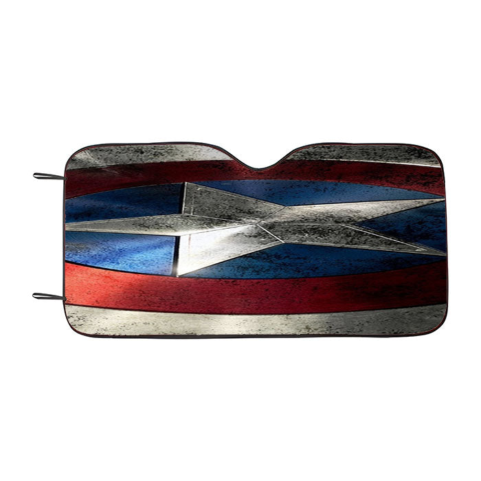 Captain America Civil War Weapon Car Auto Sun Shade Windshield Cover
