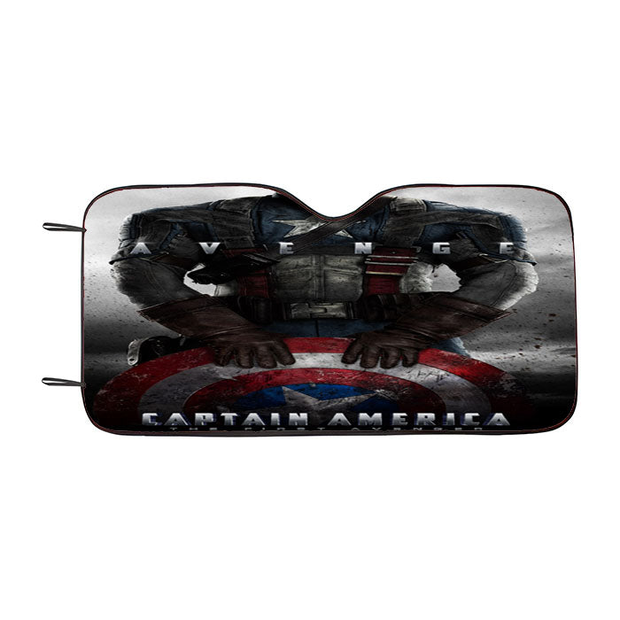 Captain America First Avengers Car Auto Sun Shade Windshield Cover