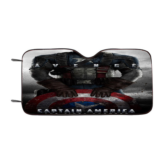 Captain America First Avengers Car Auto Sun Shade Windshield Cover